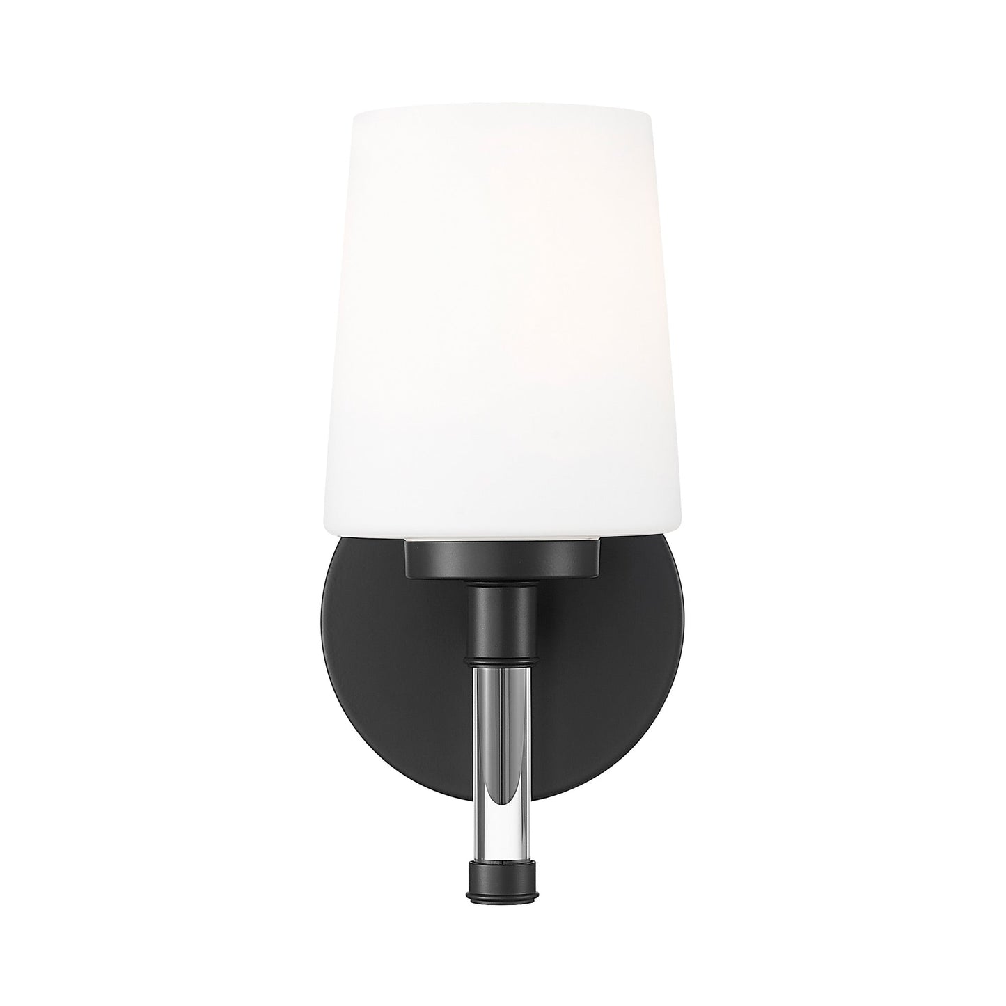 Henri Bath Wall Light in Matte Black.