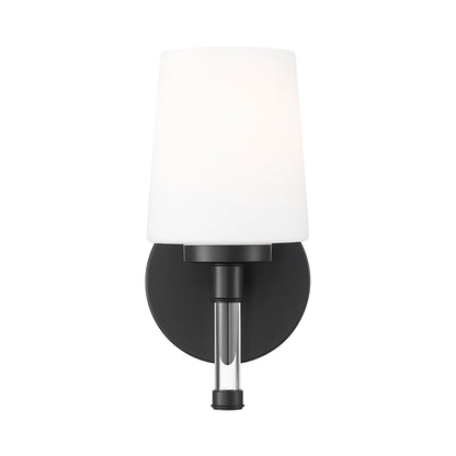 Henri Bath Wall Light in Matte Black.