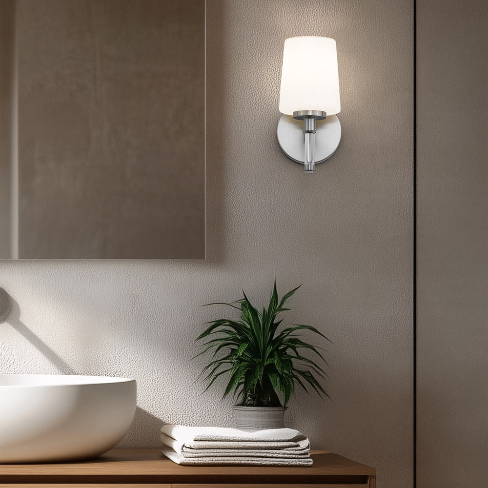 Henri Bath Wall Light in bathroom.