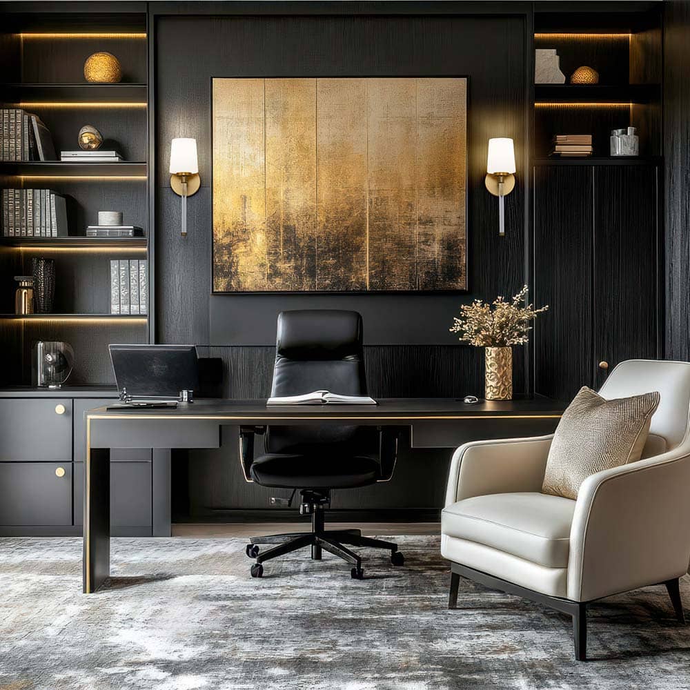 Henri Wall Light in office.