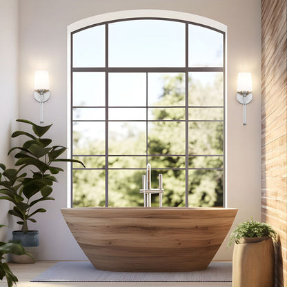 Henri Wall Light in bathroom.