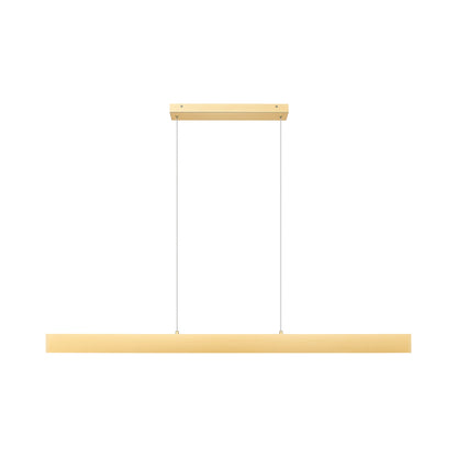 Hudson Linear LED Chandelier in Gold (55-Inch).
