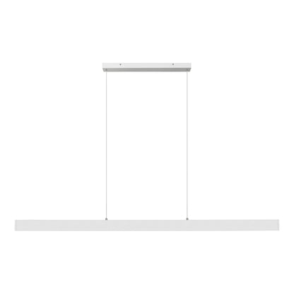 Hudson Linear LED Chandelier in Brushed Nickel (72-Inch).