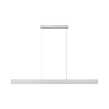 Hudson Linear LED Chandelier in Brushed Nickel (55-Inch).