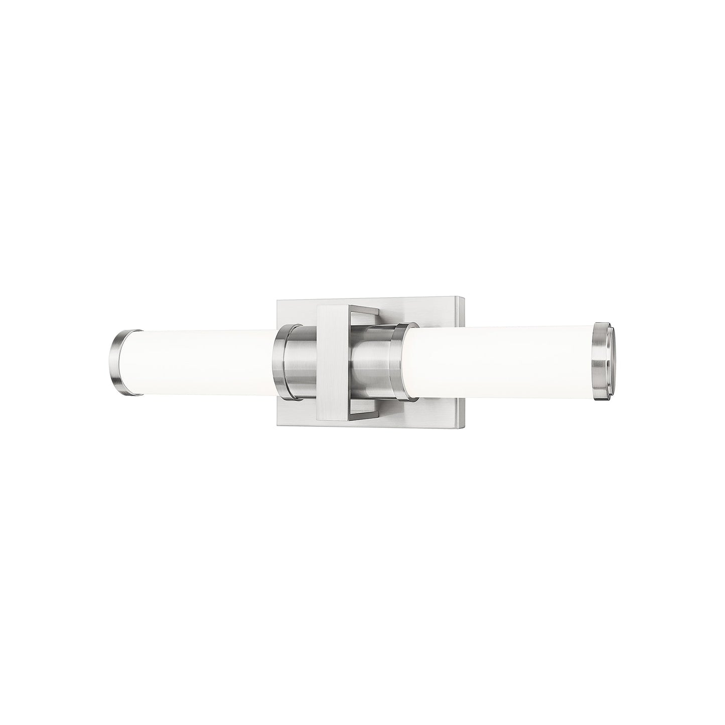 Idris LED Bath Vanity Light in Brushed Nickel (18.5-Inch).