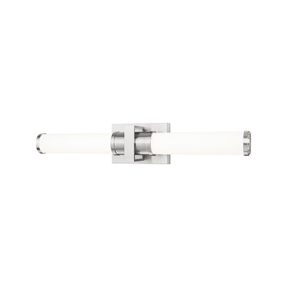 Idris LED Bath Vanity Light in Brushed Nickel (25.5-Inch).