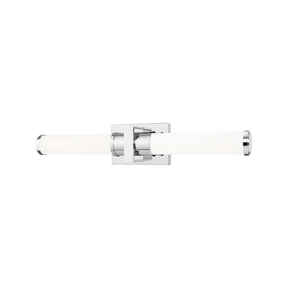 Idris LED Bath Vanity Light in Chrome (25.5-Inch).