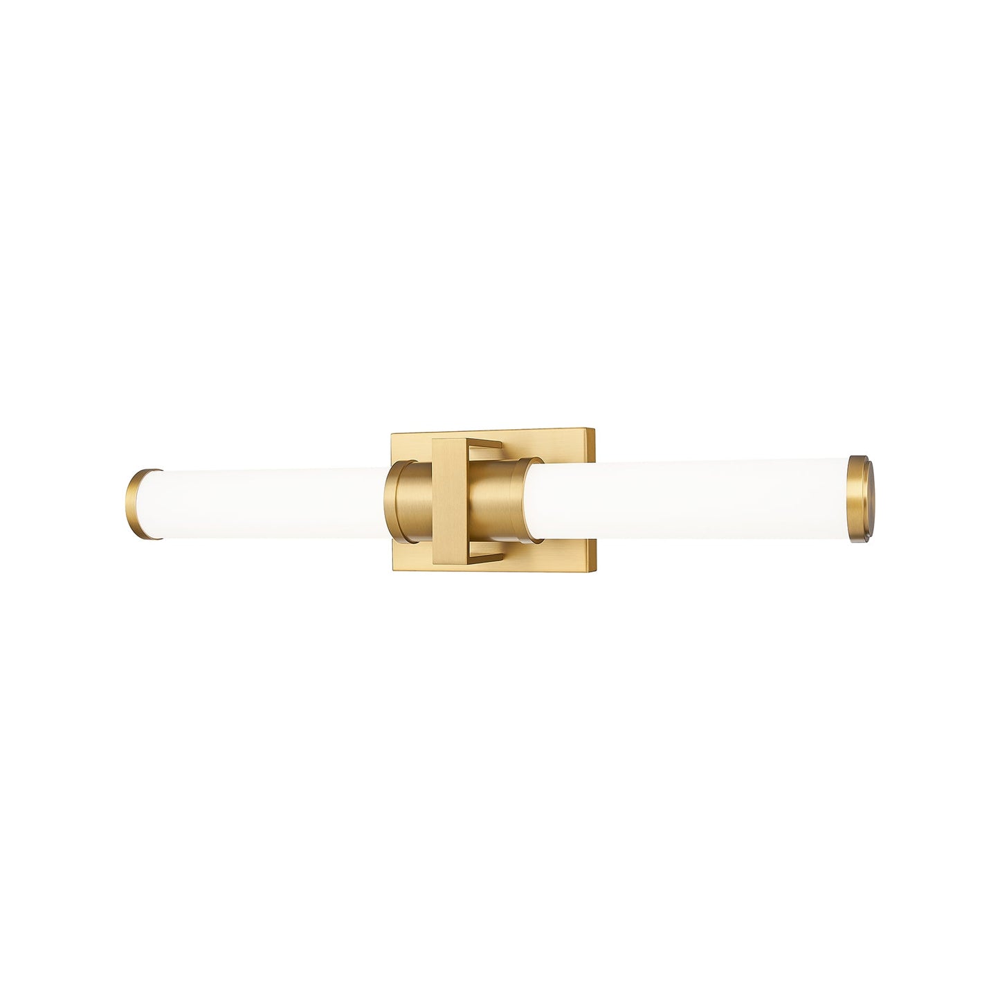 Idris LED Bath Vanity Light in Modern Gold (25.5-Inch).