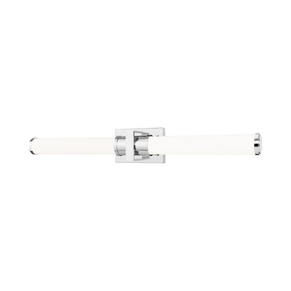 Idris LED Bath Vanity Light in Chrome (32.5-Inch).