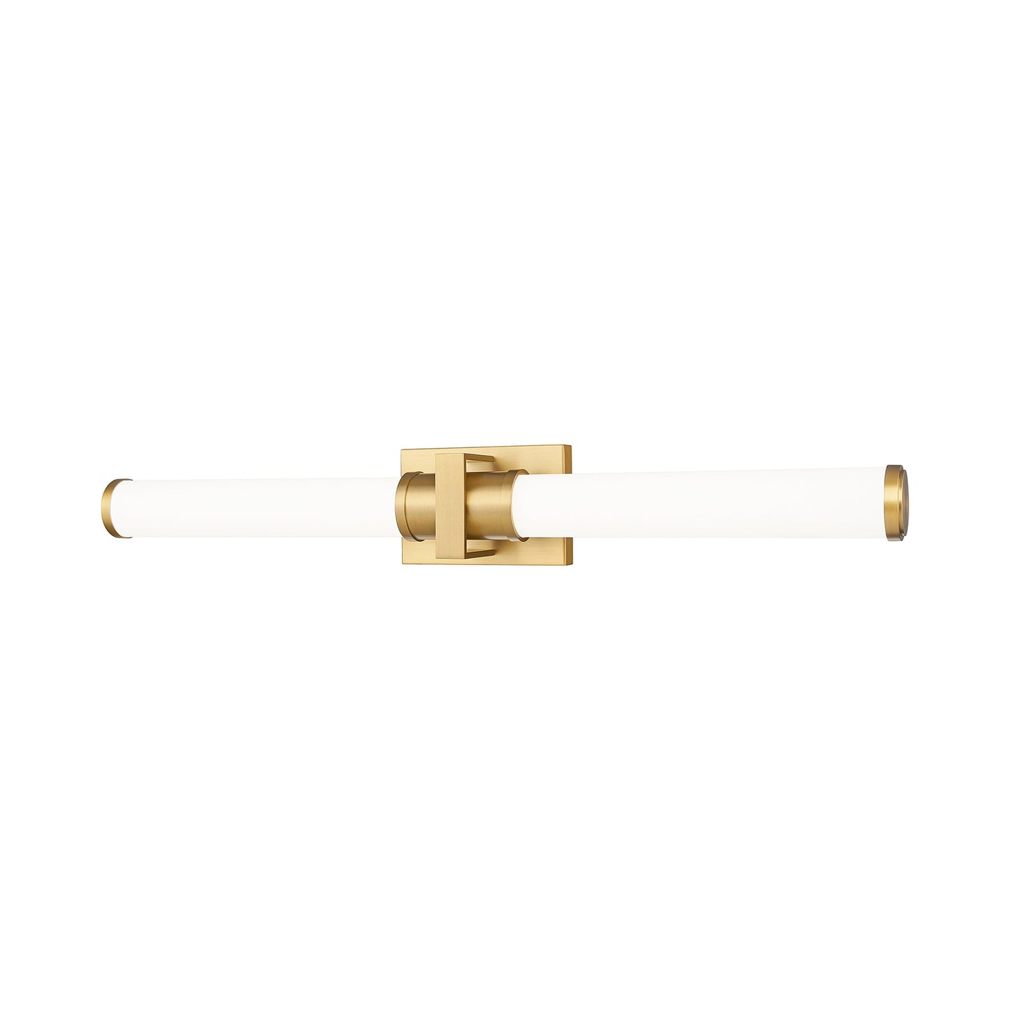 Idris LED Bath Vanity Light in Modern Gold (32.5-Inch).
