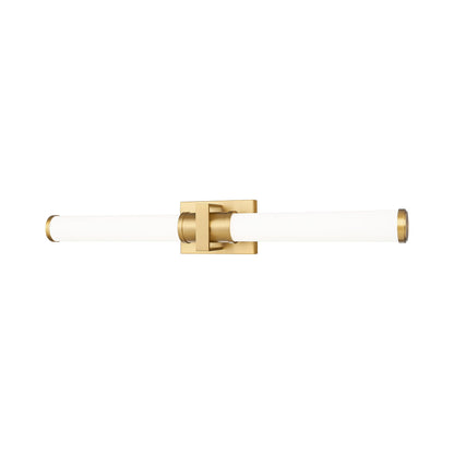 Idris LED Bath Vanity Light in Modern Gold (32.5-Inch).