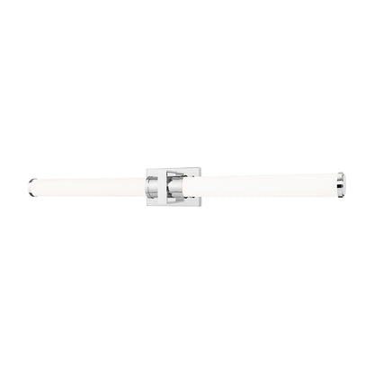 Idris LED Bath Vanity Light in Chrome (40.5-Inch).