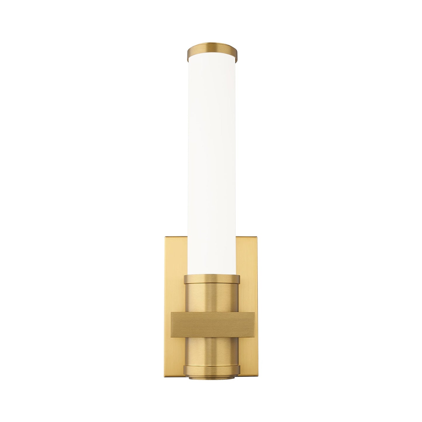 Idris LED Wall Light in Modern Gold.