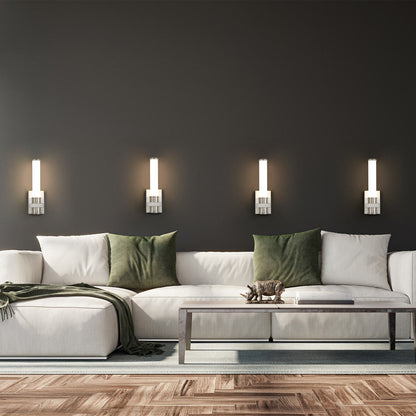 Idris LED Wall Light in living room.