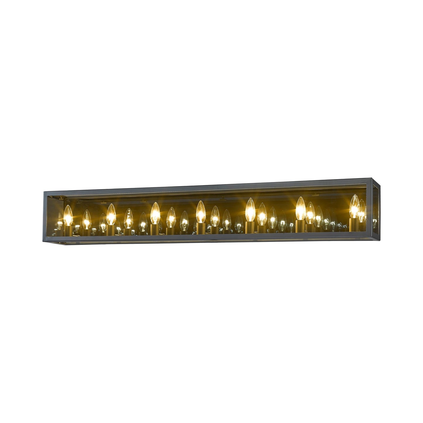 Infinity Bath Vanity Light in Misty Charcoal (7-Light).