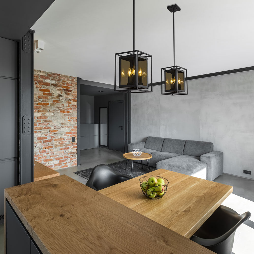 Infinity Pendant Light in dining room.