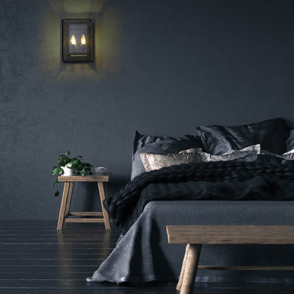 Infinity Wall Light in bedroom.