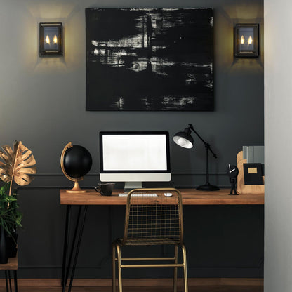 Infinity Wall Light in home office.