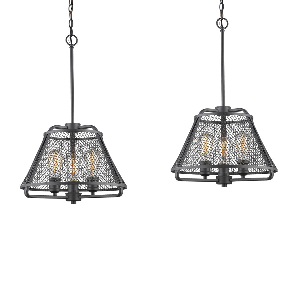 Iuka Linear Chandelier in Detail.