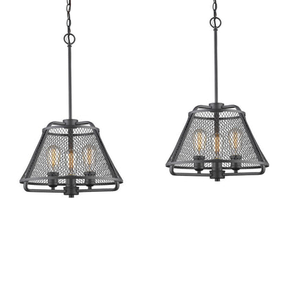 Iuka Linear Chandelier in Detail.