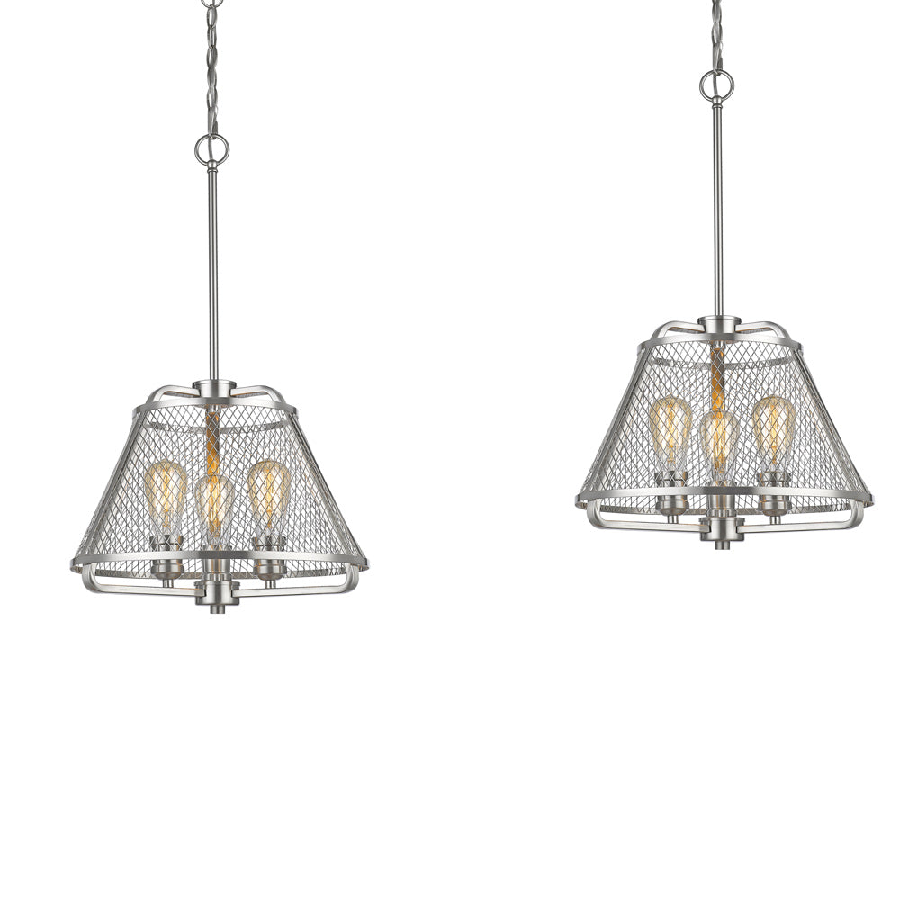 Iuka Linear Chandelier in Detail.