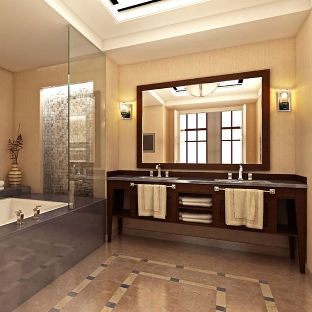 Jackson Bath Wall Light in bathroom.
