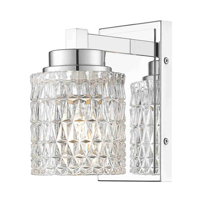 Jacqueline Wall Light in Chrome.