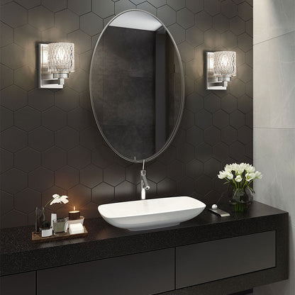 Jacqueline Wall Light in bathroom.