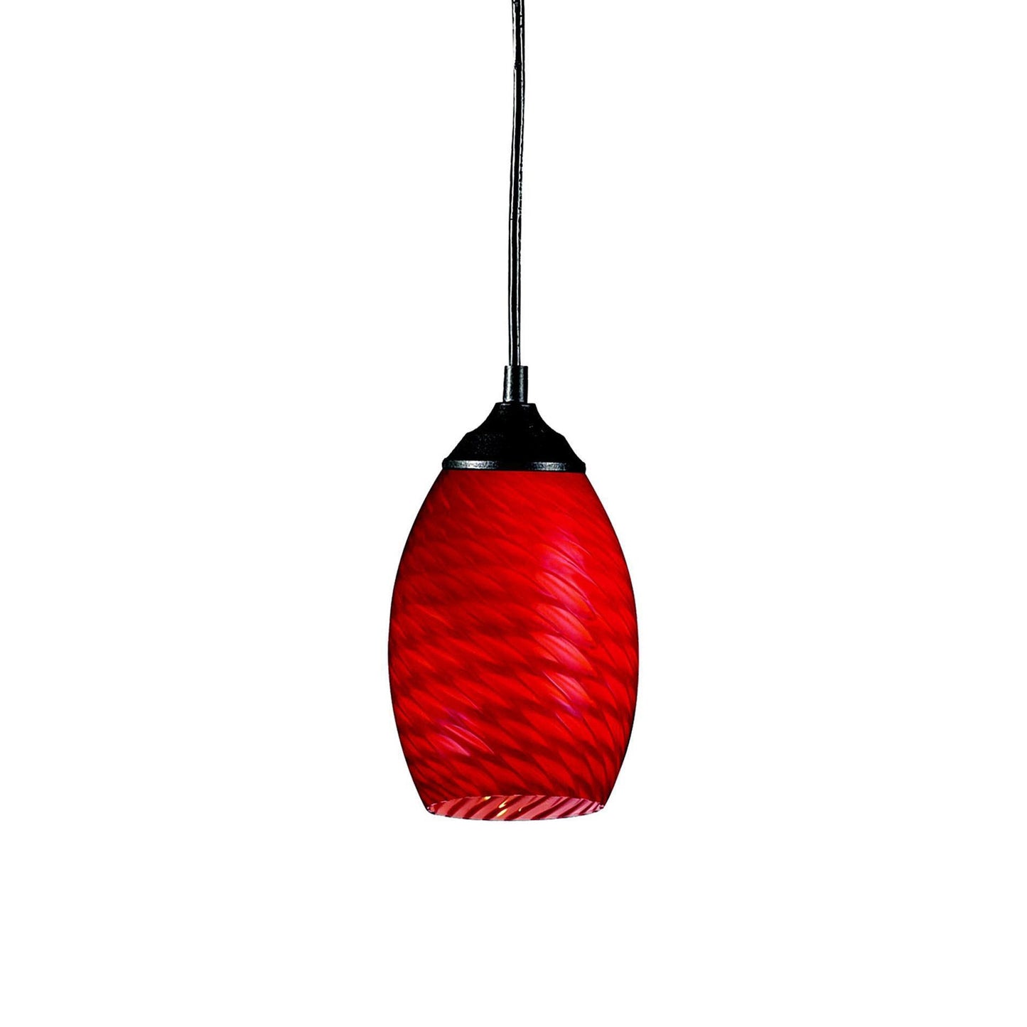 Jazz Pendant Light in Sand Black/Red.