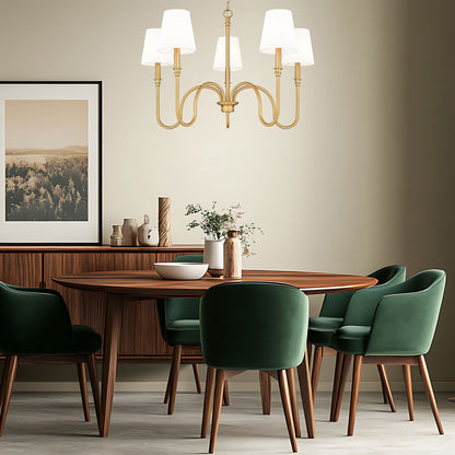 Jisele Chandelier in living room.