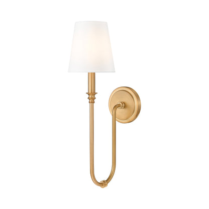 Jisele Wall Light in Rubbed Brass (1-Light).