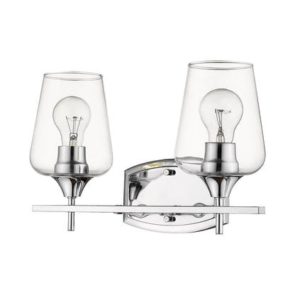 Joliet Bath Vanity Light in Chrome(2-Light).