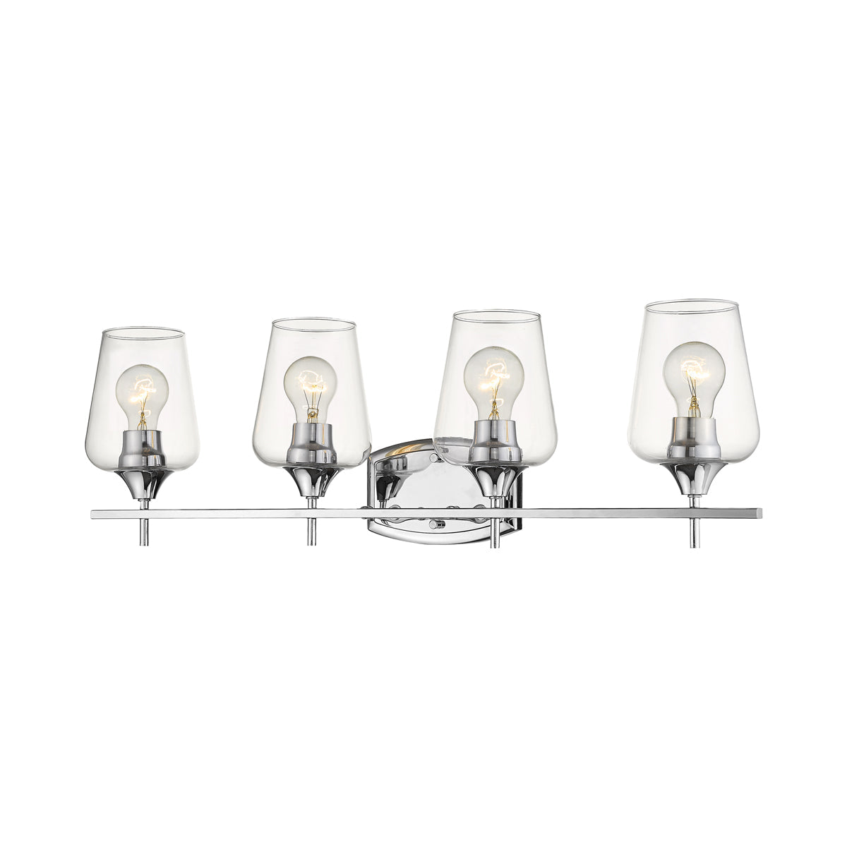 Joliet Bath Vanity Light in Chrome(4-Light).