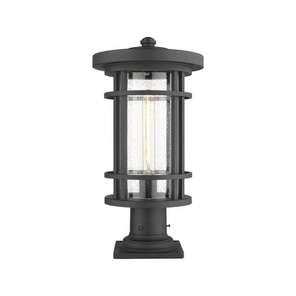 Jordan 533PM Outdoor Pier Mount Light in Black (19.75-Inch).