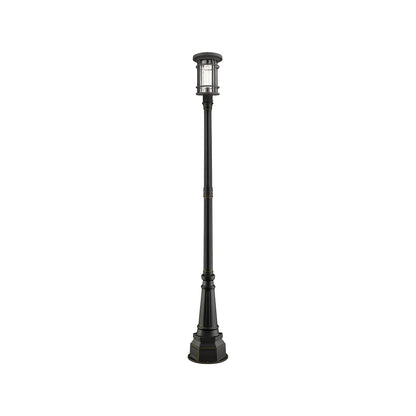 Jordan 564P Outdoor Post Light in Oil Rubbed Bronze (99.5-Inch).