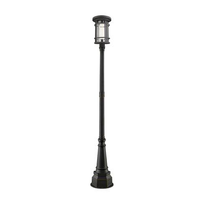 Jordan 564P Outdoor Post Light in Oil Rubbed Bronze (109.5-Inch).