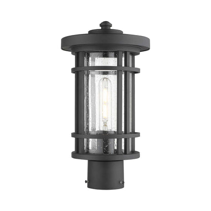 Jordan Outdoor Round Post Light in Detail.