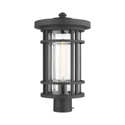 Jordan Outdoor Round Post Light in Detail.