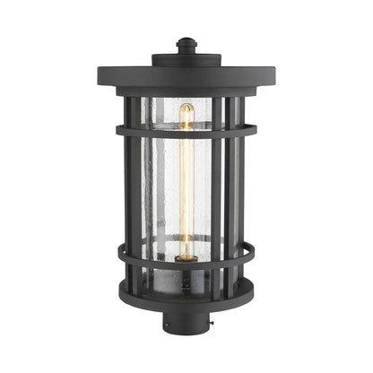 Jordan Outdoor Round Post Light in Detail.