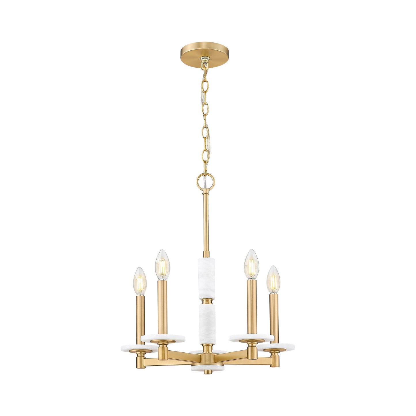 Kaden Chandelier in Modern Gold (5-Light).