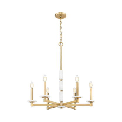 Kaden Chandelier in Modern Gold (6-Light).