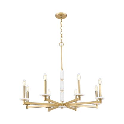 Kaden Chandelier in Modern Gold (8-Light).