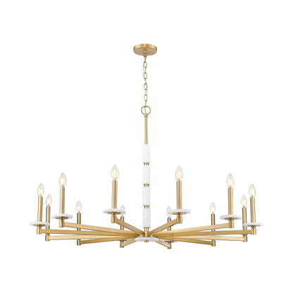 Kaden Chandelier in Modern Gold (12-Light).