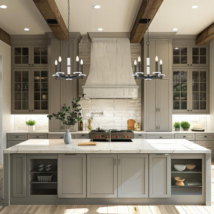 Kaden Chandelier in kitchen.