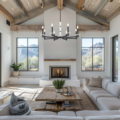 Kaden Chandelier in living room.