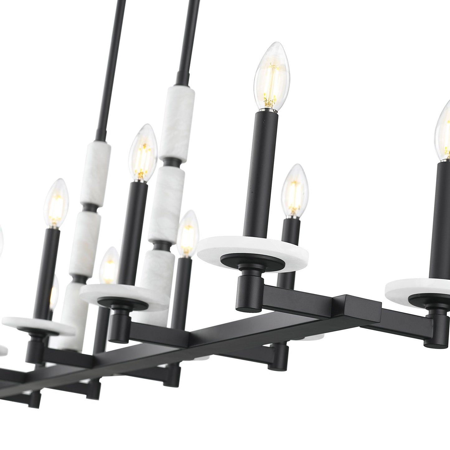 Kaden Linear Chandelier in Detail.