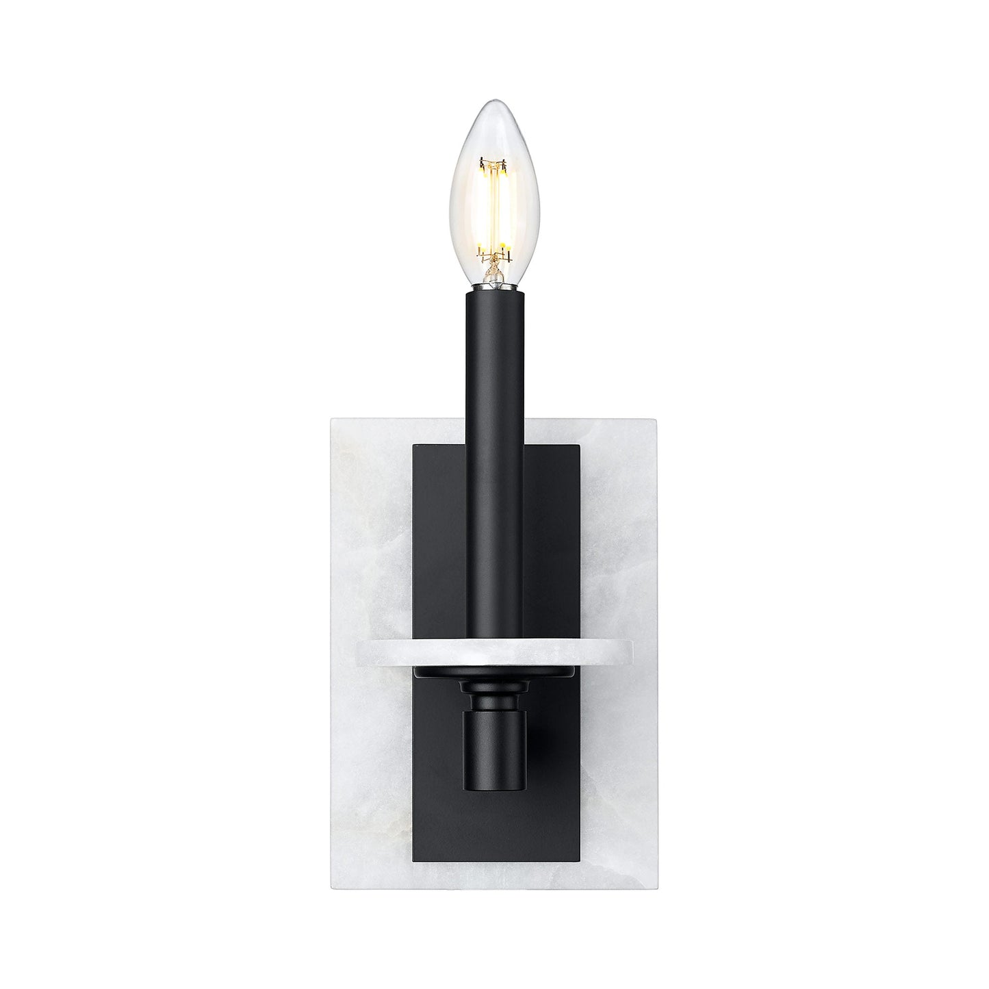 Kaden Wall Light in Matte Black (1-Light).