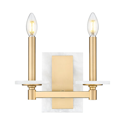 Kaden Wall Light in Modern Gold (2-Light).