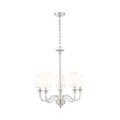 Katerina Chandelier in Brushed Nickel (5-Light).