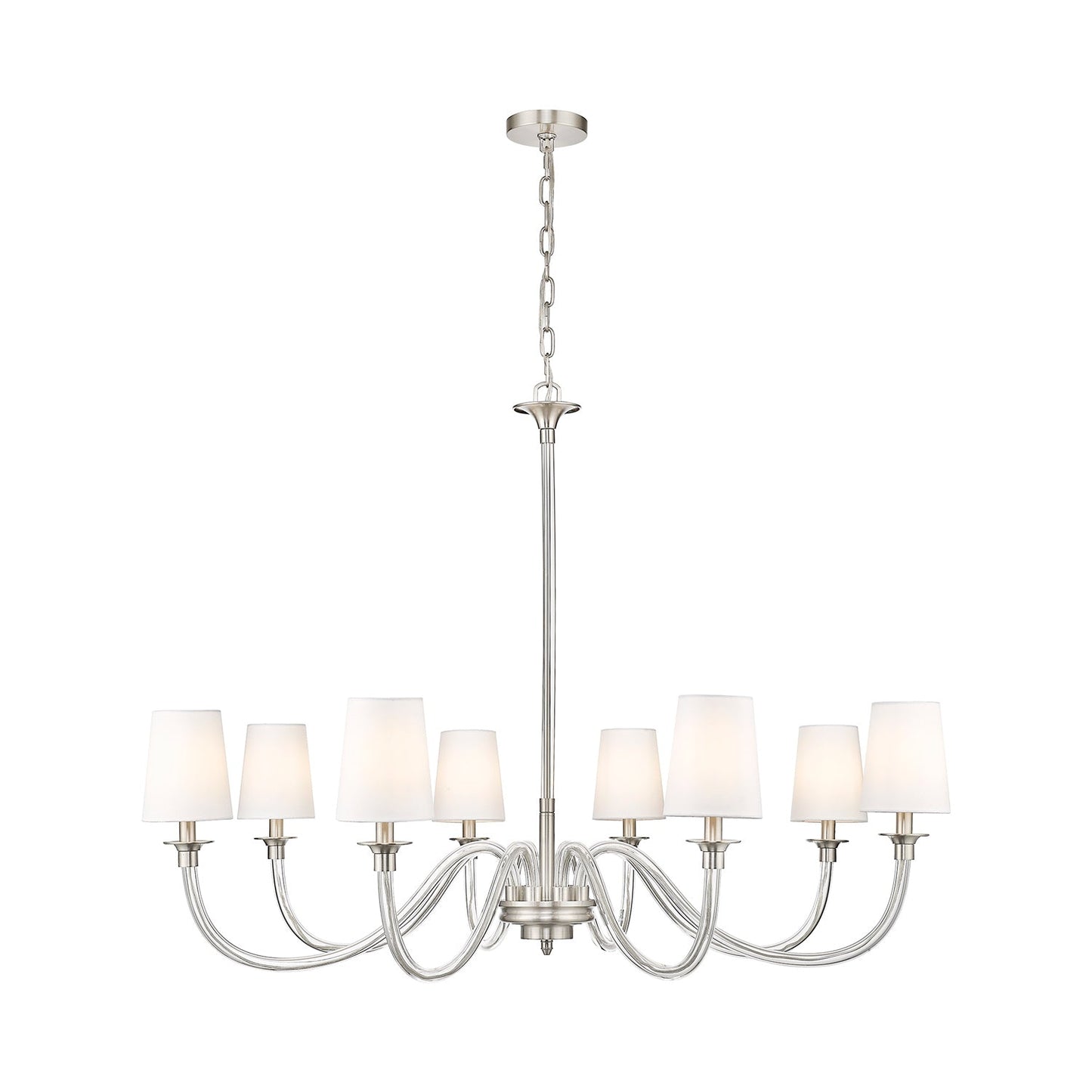 Katerina Chandelier in Brushed Nickel (8-Light).
